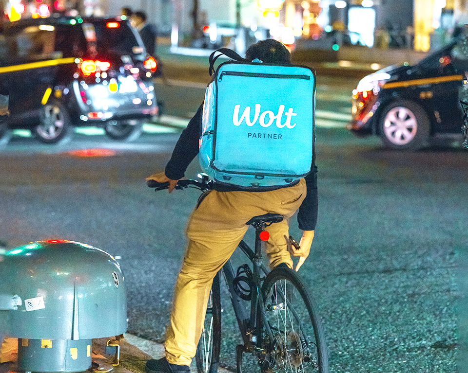 wolt配達員
