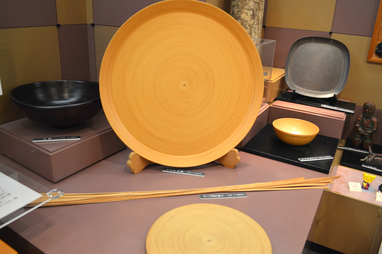 こぎん刺しとグラス展