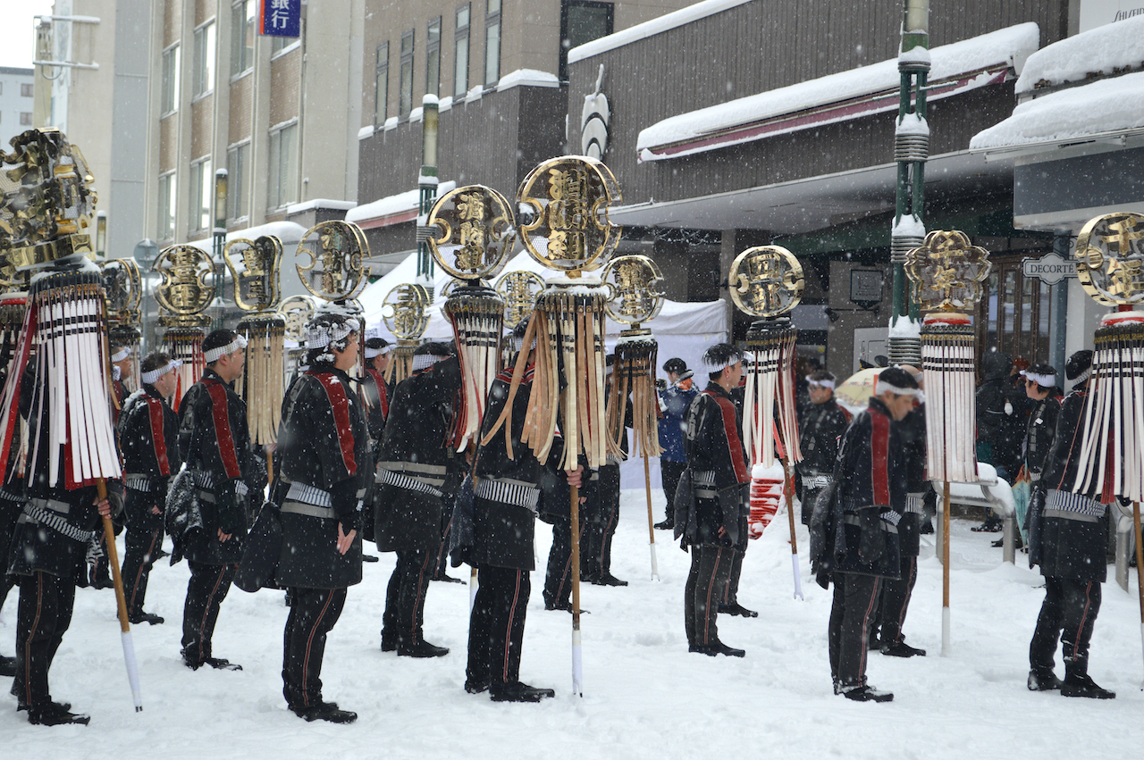 弘前市・西目屋村消防団出初式