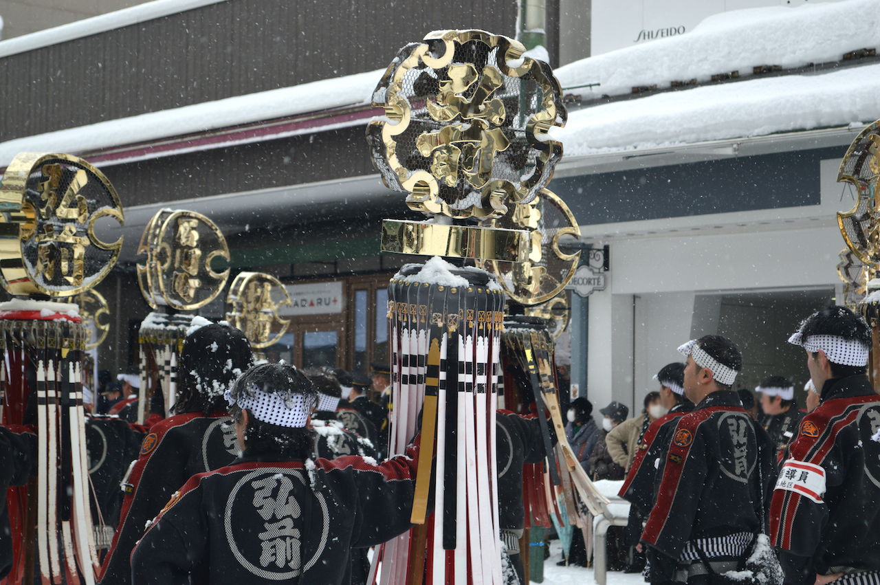 弘前市・西目屋村消防団出初式