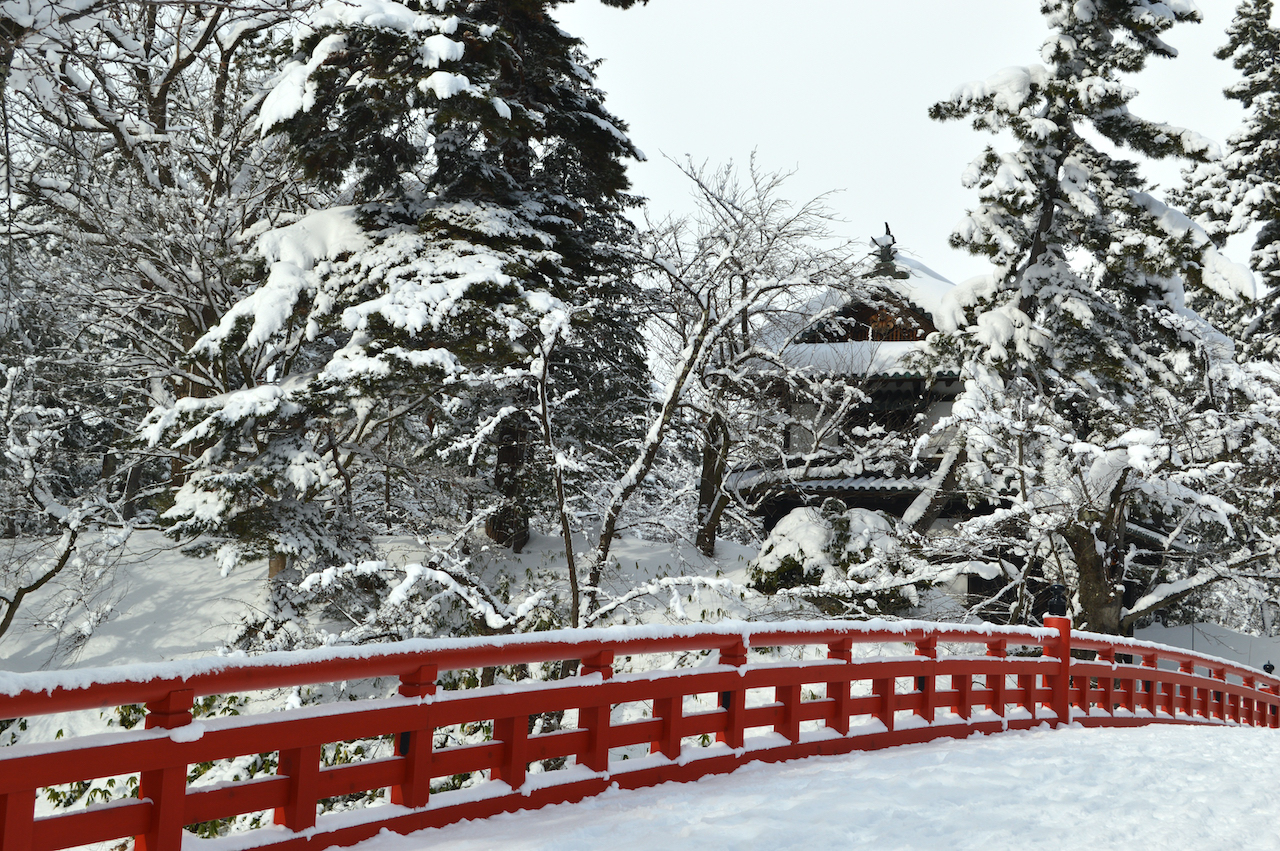 弘前公園冬